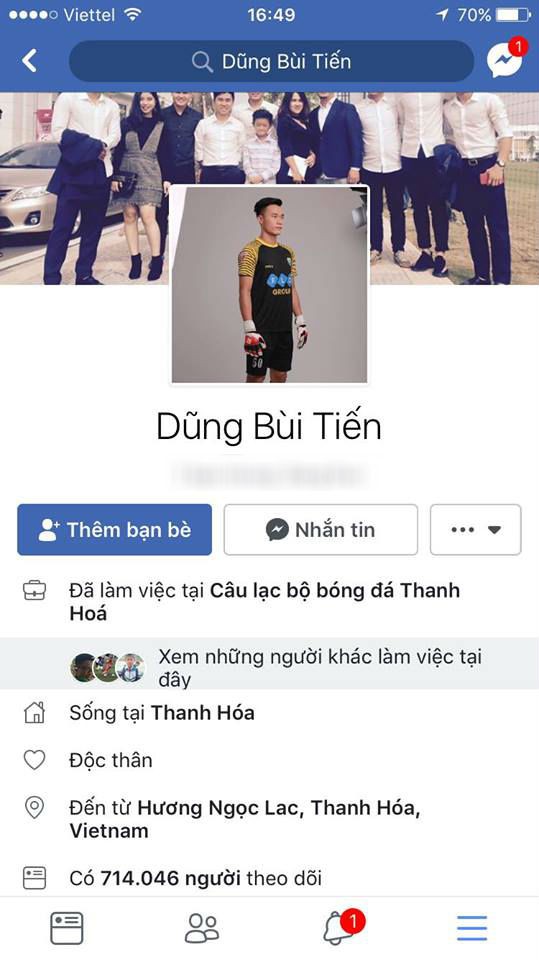 Ăn theo độ hot của thủ môn Tiến Dũng, nhiều trang MXH giả mạo được lập ra khiến bao chị em mắc lừa